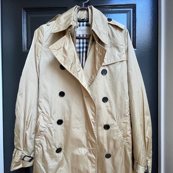 NWOT Burberry Nylon 2in1 Trench Coat and Quilt Jacket 4 XS - Picture 1 of 15